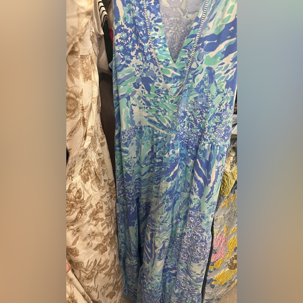 Brand new Lilly Pulitzer Sydnee maxi in hey hey Soleil